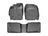 WeatherTech DigitalFit Floor Liners for 2016 2015 2014 Scion tC [Covers Front & Rear Row, Black] | 445791-443452