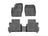 WeatherTech DigitalFit Floor Liners for 2020 2019 2018 2017 2016 2015 2014 Ford Transit Connect [Covers Front & Rear Row, Black] | 44599-1-4