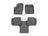 WeatherTech DigitalFit Floor Liners for 2020 2019 2018 2017 2016 Ford Transit Connect [Covers Front & Rear Row, Black] | 445991-449952