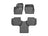WeatherTech DigitalFit Floor Liners for 2020 2019 2018 2017 2016 Ford Transit Connect [Covers Front & Rear Row, Black] | 445991V-449952