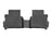 WeatherTech DigitalFit Floor Liners for 2021 2020 2019 2018 2017 2016 2015 2014 Ford Transit Connect [Covers Rear (2nd) Row, Black] | 445994