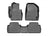 WeatherTech DigitalFit Floor Liners for 2019 2018 2017 2016 2015 2014 Kia Soul [Covers Front & Rear Row, Black] | 44601-1-2