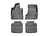 WeatherTech DigitalFit Floor Liners for 2016 2015 2014 Maserati Quattroporte [Covers Front & Rear Row, Black] | 446101-445654