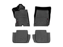 WeatherTech DigitalFit Floor Liners for 2020 2019 2018 2017 Ferrari GTC4Lusso [Covers Front & Rear Row, Black] | 44627-1-2