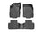 WeatherTech DigitalFit Floor Liners for 2020 2019 2018 2017 2016 2015 2014 Nissan Rogue [Covers Front & Rear Row, Black] | 44630-1-2