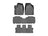 WeatherTech DigitalFit Floor Liners for 2019 2018 2017 2016 2015 2014 Toyota Highlander [Covers Front & Both Rear Rows, Black] | 44632-1-2-3