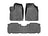 WeatherTech DigitalFit Floor Liners for 2019 2018 2017 2016 2015 2014 Toyota Highlander [Covers Front & Rear Row, Black] | 44632-1-2