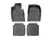 WeatherTech DigitalFit Floor Liners for Equus/K900 [Covers Front & Rear Row, Black] | 446591-443063