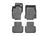 WeatherTech DigitalFit Floor Liners for 2015 2014 2013 Jaguar XF [Covers Front & Rear Row, Black] | 446601-444463