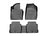 WeatherTech DigitalFit Floor Liners for Sonata/Optima [Covers Front & Rear Row, Black] | 44666-1-2