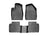 WeatherTech DigitalFit Floor Liners for 2017 2016 2015 Chrysler 200 [Covers Front & Rear Row, Black] | 44689-1-2
