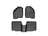 WeatherTech DigitalFit Floor Liners for 2016 2015 Ford Explorer [Covers Front & Rear Row, Black] | 447041-443592