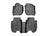 WeatherTech DigitalFit Floor Liners for 2020 2019 2018 2017 2016 2015 Honda Fit [Covers Front & Rear Row, Black] | 44705-1-2