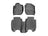 WeatherTech DigitalFit Floor Liners for 2022 2021 2020 2019 2018 2017 2016 Honda HR-V [Covers Front & Rear Row, Black] | 44705-1-3