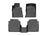 WeatherTech DigitalFit Floor Liners for 2022 2021 2020 2019 2018 2017 Genesis G90 [Covers Front & Rear Row, Black] | 44738-1-2