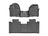 WeatherTech DigitalFit Floor Liners for 2022 2021 2020 2019 2018 2017 2016 2015 Ford F-150 [Covers Front & Rear Row, Black] | 447931-446975