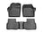 WeatherTech DigitalFit Floor Liners for 2019 2018 2017 2016 2015 Land Rover Discovery Sport [Covers Front & Rear Row, Black] | 44796-1-2