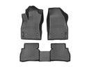 WeatherTech DigitalFit Floor Liners for 2021 2020 2019 2018 2017 2016 2015 Ram ProMaster City [Covers Front & Rear Row, Black] | 44798-1-2
