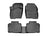 WeatherTech DigitalFit Floor Liners for 2022 2021 2020 2019 2018 2017 2016 2015 Ford Edge [Covers Front & Rear Row, Black] | 44815-1-2