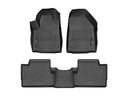 WeatherTech DigitalFit Floor Liners for 2021 2020 2019 Jeep Cherokee [Covers Front & Rear Row, Black] | 448331-4416232
