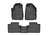 WeatherTech DigitalFit Floor Liners for 2021 2020 2019 Jeep Cherokee [Covers Front & Rear Row, Black] | 448331-4416232