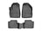 WeatherTech DigitalFit Floor Liners for 2018 2017 2016 2015 Jeep Cherokee [Covers Front & Rear Row, Black] | 448331-445662
