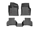 WeatherTech DigitalFit Floor Liners for 2020 2019 2018 2017 Jaguar XE [Covers Front & Rear Row, Black] | 44864-1-2
