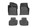 WeatherTech DigitalFit Floor Liners for 2021 2020 2019 2018 2017 2016 Jaguar XF [Covers Front & Rear Row, Black] | 448641-4410032