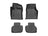 WeatherTech DigitalFit Floor Liners for 2021 2020 2019 2018 2017 2016 Jaguar XF [Covers Front & Rear Row, Black] | 448641-4410032