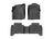 WeatherTech DigitalFit Floor Liners for 2017 2016 Toyota Tacoma [Covers Front & Rear Row, Black] | 44872-1-2