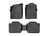 WeatherTech DigitalFit Floor Liners for 2017 2016 Toyota Tacoma [Covers Front & Rear Row, Black] | 448721-440215