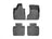 WeatherTech DigitalFit Floor Liners for 2022 2021 2020 2019 2018 2017 2016 Maserati Quattroporte [Covers Front & Rear Row, Black] | 448821-445652