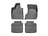 WeatherTech DigitalFit Floor Liners for 2019 2018 2017 2016 Maserati Quattroporte [Covers Front & Rear Row, Black] | 448821-445654