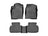 WeatherTech DigitalFit Floor Liners for 2021 2020 2019 2018 2017 2016 Honda Civic [Covers Front & Rear Row, Black] | 44884-1-2