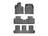 WeatherTech DigitalFit Floor Liners for RX350L/RX450hL [Covers Front & Both Rear Rows, Black] | 44886-1-2-3