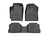 WeatherTech DigitalFit Floor Liners for 2020 2019 2018 2017 Hyundai Elantra [Covers Front & Rear Row, Black] | 44925-1-2