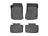 WeatherTech DigitalFit Floor Liners for 2010 2009 2008 Cadillac CTS [Covers Front & Rear Row, Black] | 449291-441492
