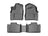 WeatherTech DigitalFit Floor Liners for 2021 2020 2019 2018 2017 2016 Dodge Durango [Covers Front & Rear Row, Black] | 449301-443244