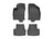 WeatherTech DigitalFit Floor Liners for 2019 2018 2017 2016 Chevrolet Volt [Covers Front & Rear Row, Black] | 44938-1-2