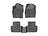 WeatherTech DigitalFit Floor Liners for 2020 2019 2018 2017 2016 Honda Civic [Covers Front & Rear Row, Black] | 44943-1-2