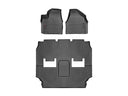 WeatherTech DigitalFit Floor Liners for 2021 2020 2019 2018 2017 Chrysler Pacifica [Covers Front & Both Rear Rows, Black] | 44945-1-2