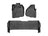WeatherTech DigitalFit Floor Liners for F-250 Super Duty/F-350 Super Duty [Covers Front & Rear Row, Black] | 449601V-443052V
