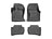 WeatherTech DigitalFit Floor Liners for F-Pace/Range Rover Velar [Covers Front & Rear Row, Black] | 44963-1-2
