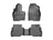 WeatherTech DigitalFit Floor Liners for 2022 2021 2020 2019 2018 2017 2016 Mazda CX-9 [Covers Front & Rear Row, Black] | 44972-1-2