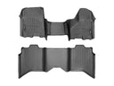 WeatherTech DigitalFit Floor Liners for Ram [Covers Front & Rear Row, Black] | 449761V-442163