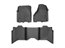 WeatherTech DigitalFit Floor Liners for Ram [Covers Front & Rear Row, Black] | 449771V-442163