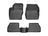 WeatherTech DigitalFit Floor Liners for 2018 2017 2016 Ford Focus [Covers Front & Rear Row, Black] | 449791-440752