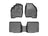 WeatherTech DigitalFit Floor Liners for 2019 2018 2017 Ford Explorer [Covers Front & Rear Row, Black] | 449811-443594