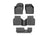 WeatherTech DigitalFit Floor Liners for 2019 2018 Volkswagen Tiguan [Covers Front & Both Rear Rows, Black] | 44989-1-3-4