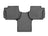 WeatherTech DigitalFit Floor Liners for 2021 2020 2019 2018 2017 2016 Ford Transit Connect [Covers Rear (2nd) Row, Black] | 449952
